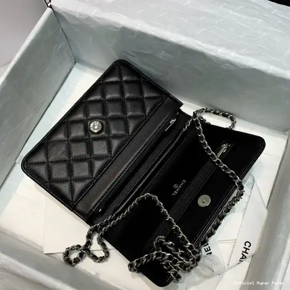 HyperPeter LAMBSKIN CHAIN NEW WALLET CHANEL EDITION 0702